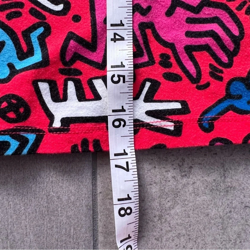 Forever 21 x Keith Haring Red Mini Skirt Size L - Picture 5 of 6